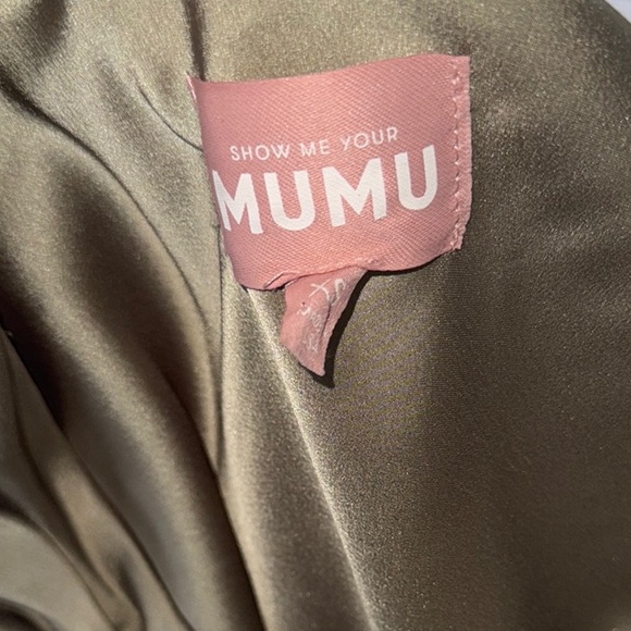 Show Me Your MuMu Sage One Shoulder Dress hemmed - Picture 5 of 6